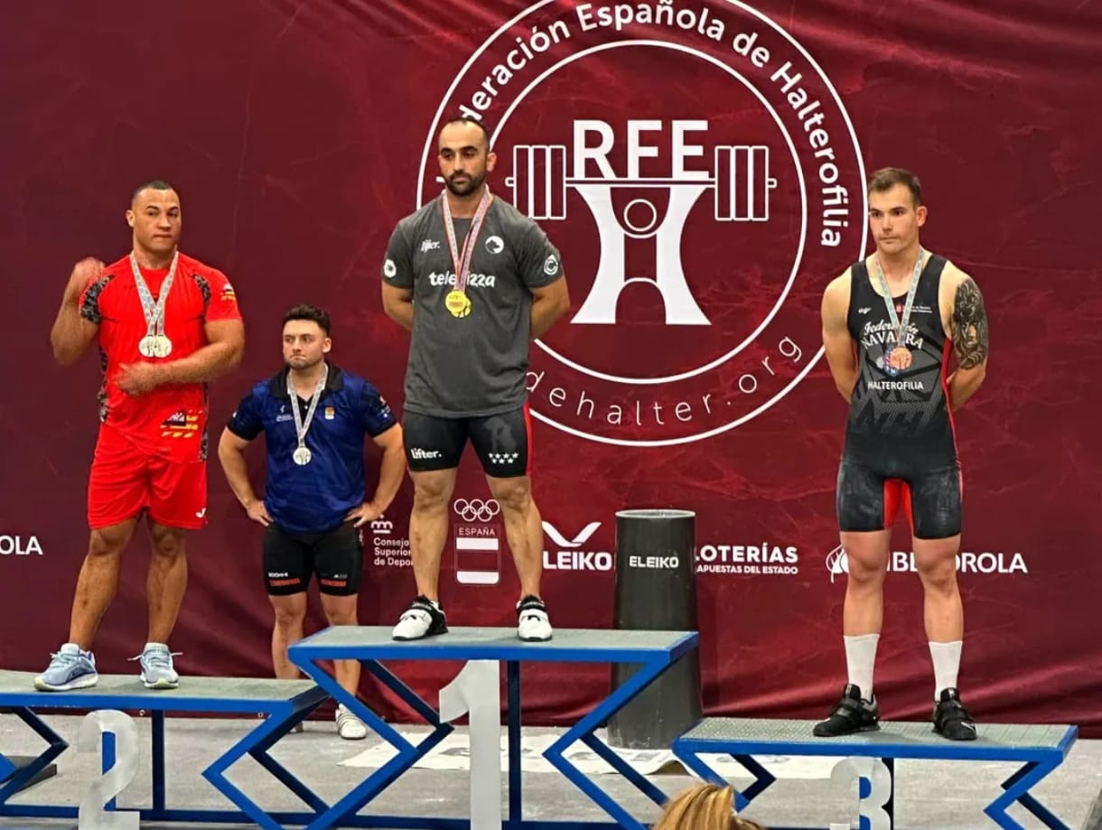 Tres navarras, campeonas de España en el Nacional Absoluto de Halterofilia 2025